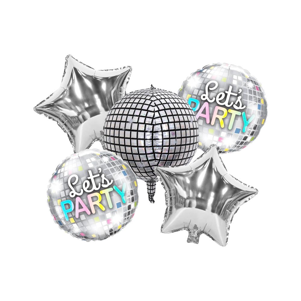 ลูกโป่งฟอยล์ PARTY SNAZZ 18 นิ้ว สีเงิน