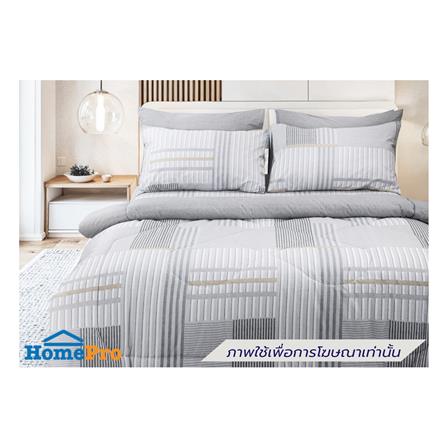 ชุดผ้าปูที่นอน 5 ฟุต (ชุด 6 ชิ้น) FROLINA COTTON BREEZE NOVELLE CBDF008_0