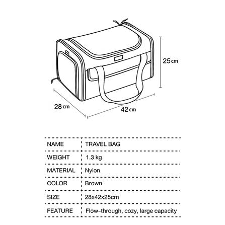 กระเป๋าใส่สัตว์เลี้ยง DR.CHOICE AIR TOTE TRAVEL_4
