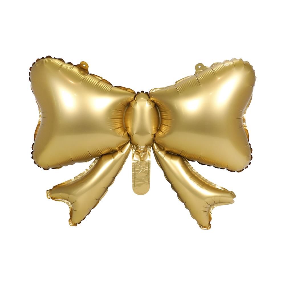 ลูกโป่งฟอยล์โบตกแต่ง SNAZZ 17 นิ้ว สีทอง