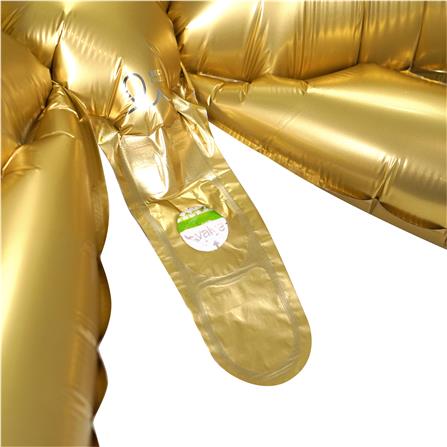 ลูกโป่งฟอยล์โบตกแต่ง SNAZZ 17 นิ้ว สีทอง_1