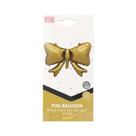 ลูกโป่งฟอยล์โบตกแต่ง SNAZZ 17 นิ้ว สีทอง_2