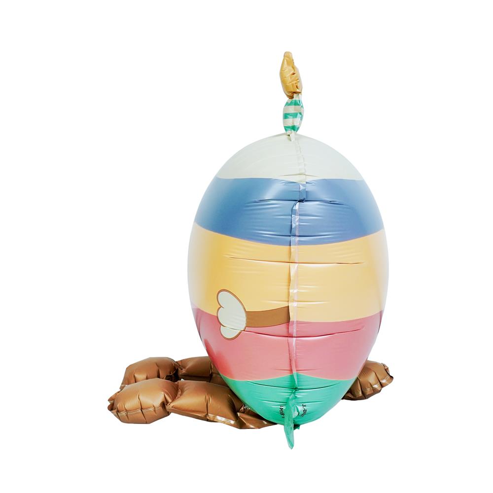 ลูกโป่งฟอยล์ HAPPY BIRTHDAY CAKE SNAZZ 24 นิ้ว สีฟ้า-ชมพู