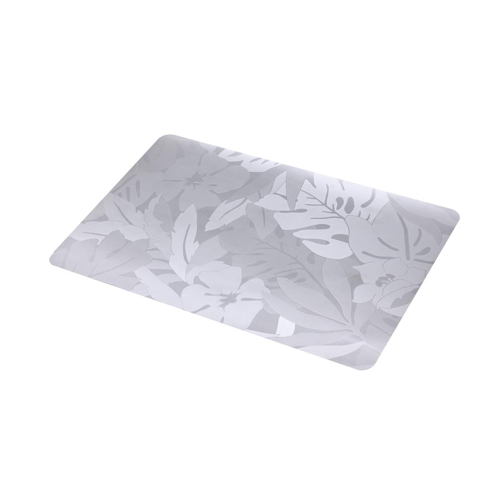 แผ่นรองจาน PVC SRITHAI POPLAR สีขาว