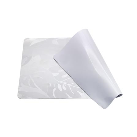 แผ่นรองจาน PVC SRITHAI POPLAR สีขาว_2