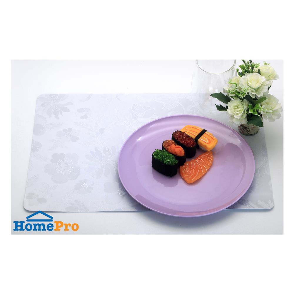 แผ่นรองจาน PVC SRITHAI PEONY สีขาว