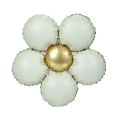 ลูกโป่งฟอยล์ ดอกไม้ตกแต่ง SNAZZ 17 นิ้ว สีเงิน_0
