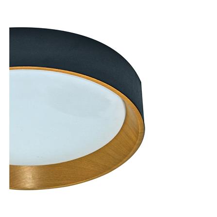 ไฟเพดาน LED STARLIGHT 04-SL-23809-500 81 วัตต์ DAYLIGHT/COOL WHITE/WARMWHITE 19 นิ้ว สีดำ/ลายไม้_2