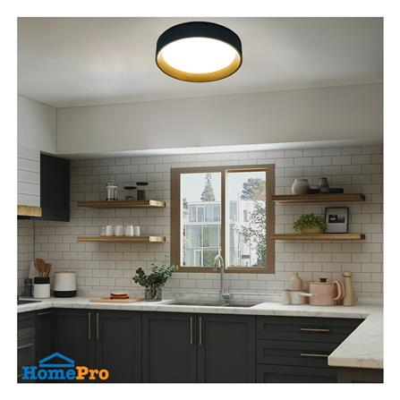 ไฟเพดาน LED STARLIGHT 04-SL-23809-500 81 วัตต์ DAYLIGHT/COOL WHITE/WARMWHITE 19 นิ้ว สีดำ/ลายไม้_3