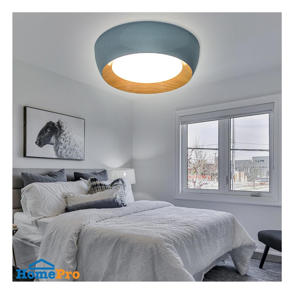 ไฟเพดาน LED STARLIGHT 04-SL-23827-500 81 วัตต์ DAYLIGHT/COOL WHITE/WARMWHITE 19 นิ้ว สีเทา/ลายไม้