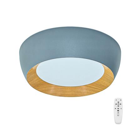 ไฟเพดาน LED STARLIGHT 04-SL-23827-500 81 วัตต์ DAYLIGHT/COOL WHITE/WARMWHITE 19 นิ้ว สีเทา/ลายไม้