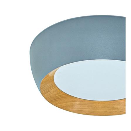 ไฟเพดาน LED STARLIGHT 04-SL-23827-500 81 วัตต์ DAYLIGHT/COOL WHITE/WARMWHITE 19 นิ้ว สีเทา/ลายไม้_1