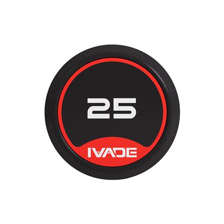 บาร์เบลแกนตรงหุ้มยาง IVADE 25 กก. (1 ชิ้น)_6