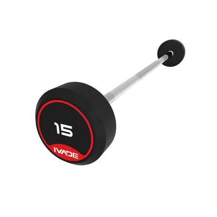 บาร์เบลแกนตรงหุ้มยาง IVADE 15 กก. (1 ชิ้น)_2