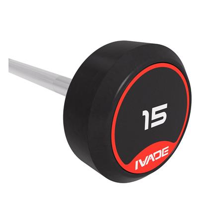 บาร์เบลแกนตรงหุ้มยาง IVADE 15 กก. (1 ชิ้น)_5