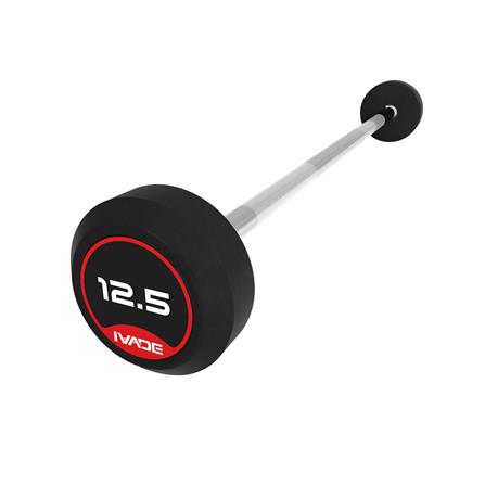 บาร์เบลแกนตรงหุ้มยาง IVADE 12.5 กก. (1 ชิ้น)_2