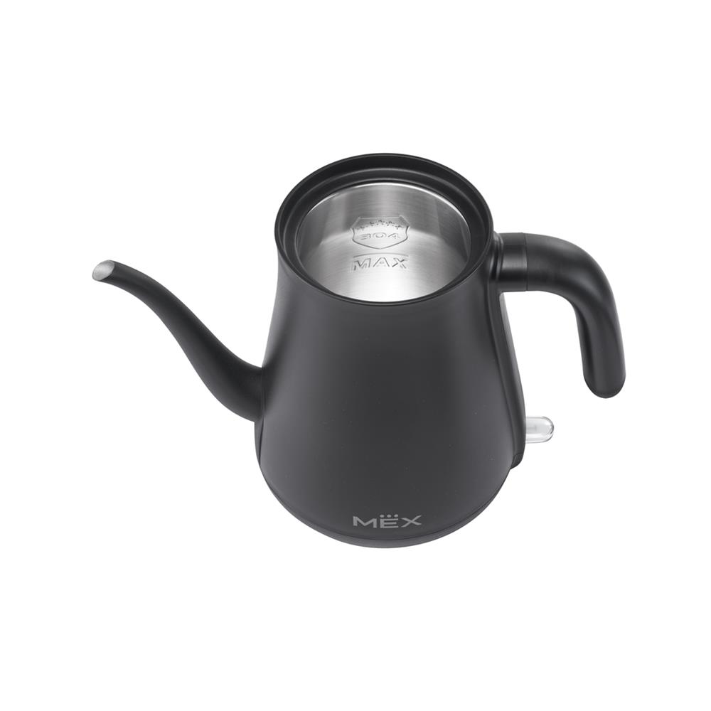 กาต้มน้ำไฟฟ้า MEX KPL608B 0.80 ลิตร สีดำ