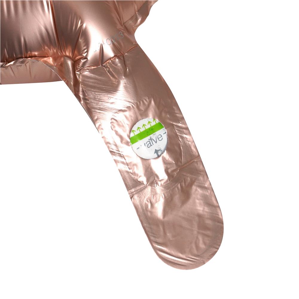 ลูกโป่งฟอยล์ ดอกไม้ตกแต่ง SNAZZ 17 นิ้ว สีชมพู