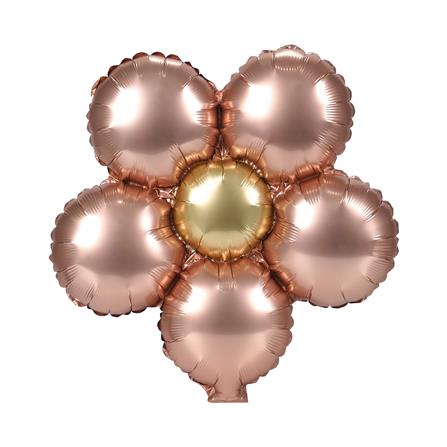 ลูกโป่งฟอยล์ ดอกไม้ตกแต่ง SNAZZ 17 นิ้ว สีชมพู_0