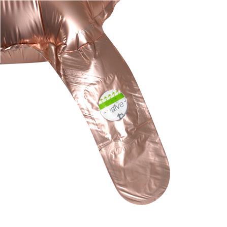 ลูกโป่งฟอยล์ ดอกไม้ตกแต่ง SNAZZ 17 นิ้ว สีชมพู_1