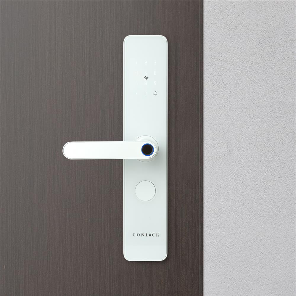 กลอนดิจิตอล CONLOCK CL-X1 สีขาว