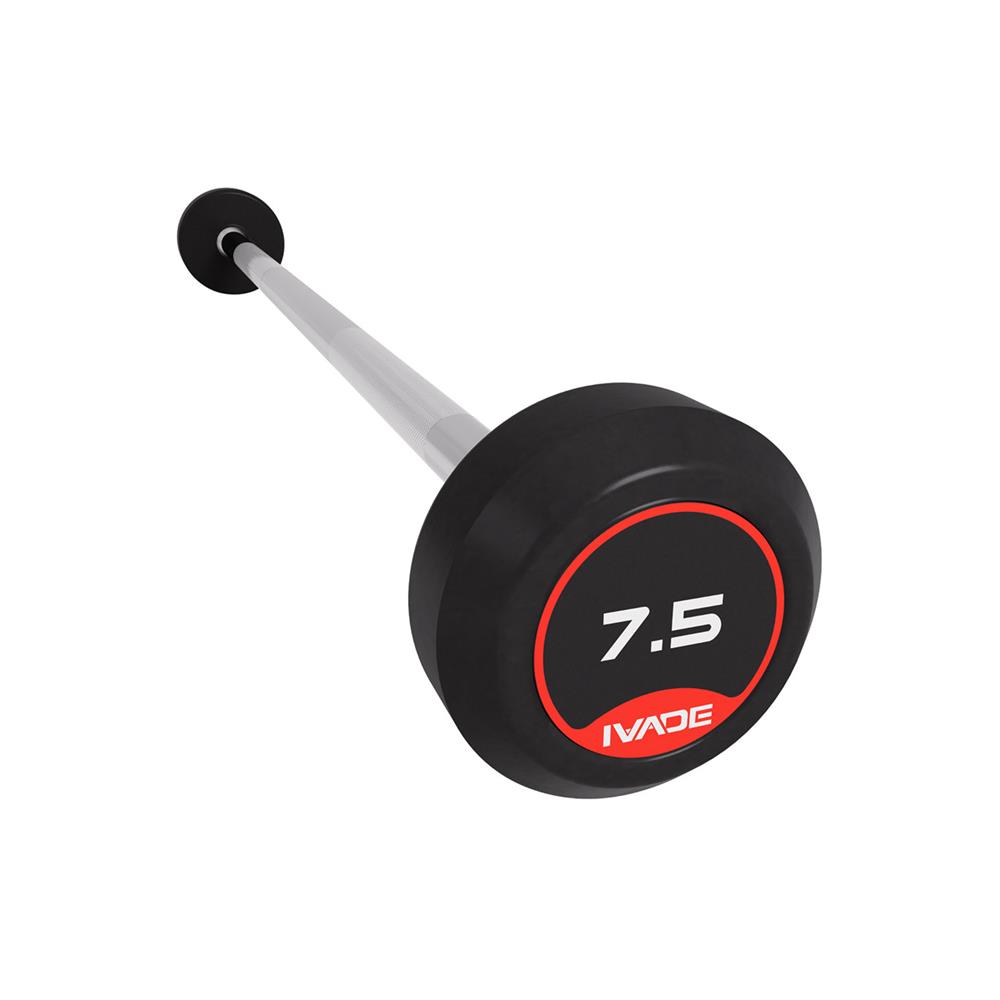 บาร์เบลแกนตรงหุ้มยาง IVADE 7.5 กก. (1 ชิ้น)