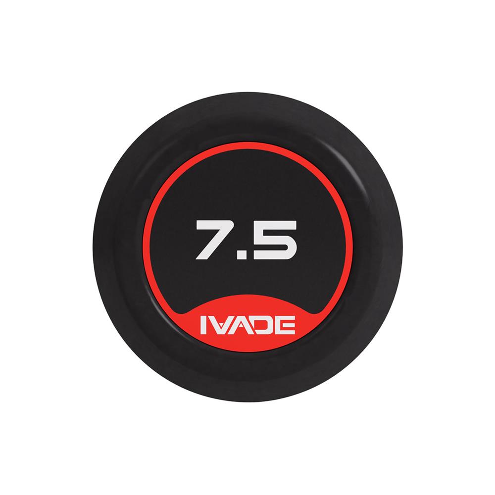 บาร์เบลแกนตรงหุ้มยาง IVADE 7.5 กก. (1 ชิ้น)