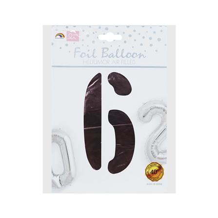 ลูกโป่งฟอยล์ตกแต่ง SNAZZ เลข 6 40 นิ้ว สีชมพู_3