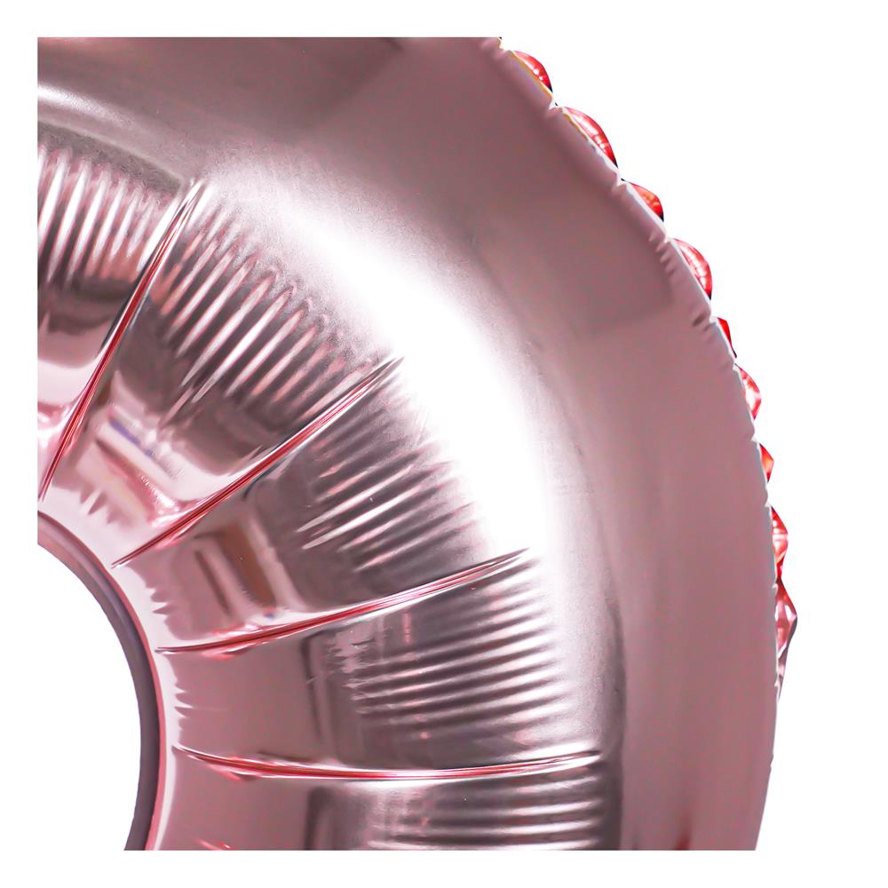 ลูกโป่งฟอยล์ตกแต่ง SNAZZ เลข 3 40 นิ้ว สีชมพู