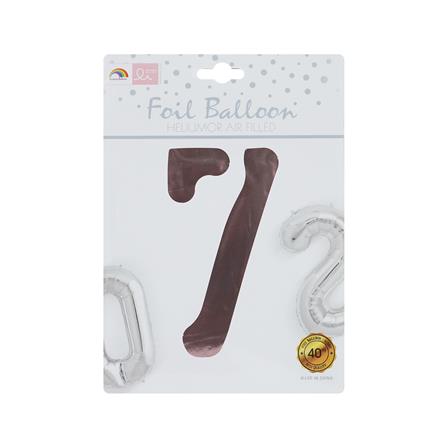 ลูกโป่งฟอยล์ตกแต่ง SNAZZ เลข 7 40 นิ้ว สีชมพู_3