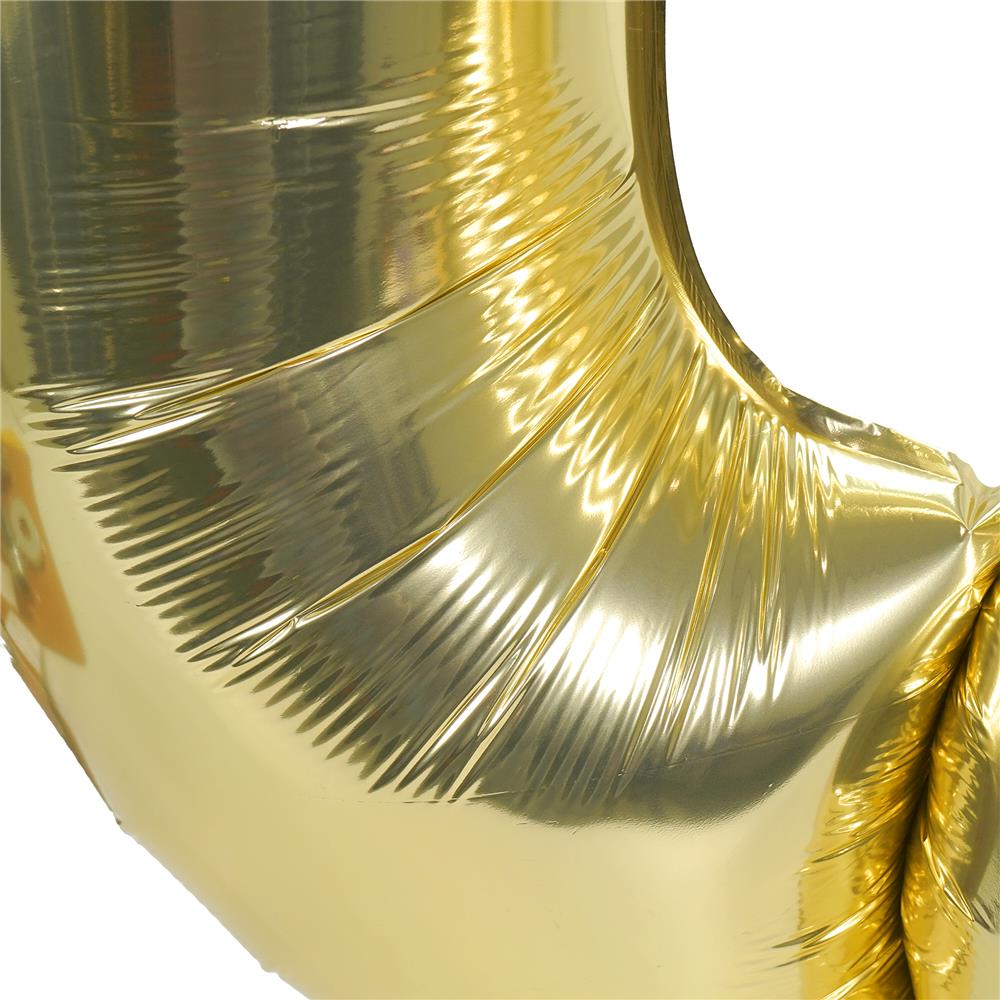 ลูกโป่งฟอยล์ตกแต่ง SNAZZ เลข 0 40 นิ้ว สีทอง