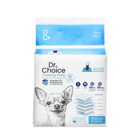 แผ่นรองซับ DR.CHOICE SIZE M 45x60 ซม. (แพ็ก 10 ชิ้...