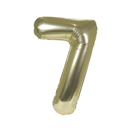 ลูกโป่งฟอยล์ตกแต่ง SNAZZ เลข 7 40 นิ้ว สีทอง_0