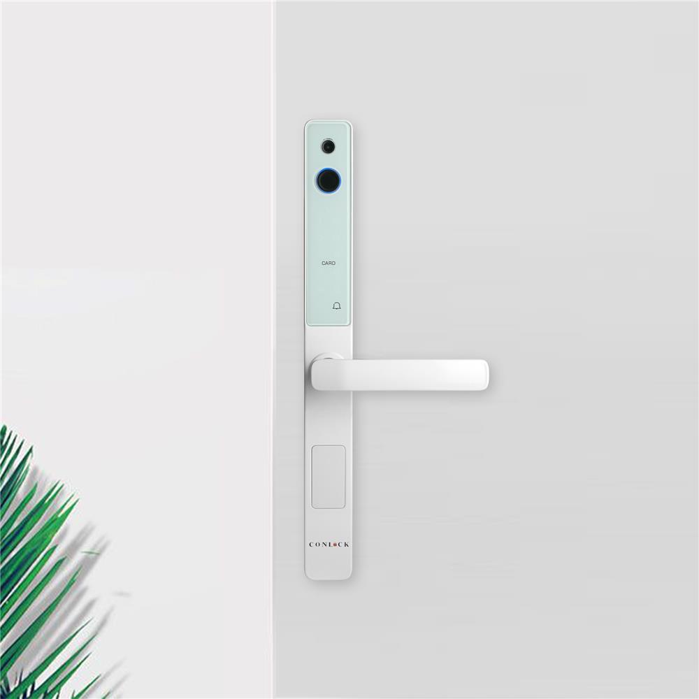 กลอนดิจิตอล CONLOCK CL-165FB PRO สีขาว