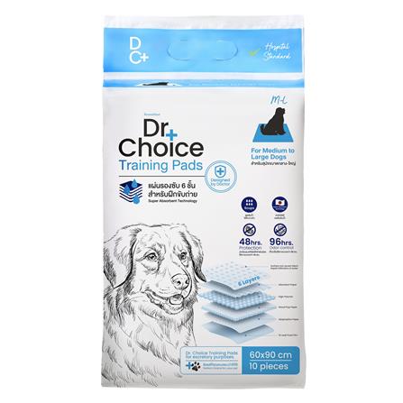 แผ่นรองซับ DR.CHOICE SIZE L 60x90 ซม. (แพ็ก 10 ชิ้...