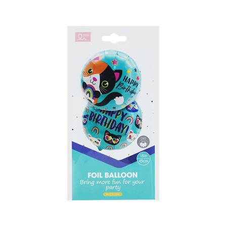 ลูกโป่งฟอยล์ HAPPY BIRTHDAY BALL SNAZZ 18 นิ้ว สีเขียว_4