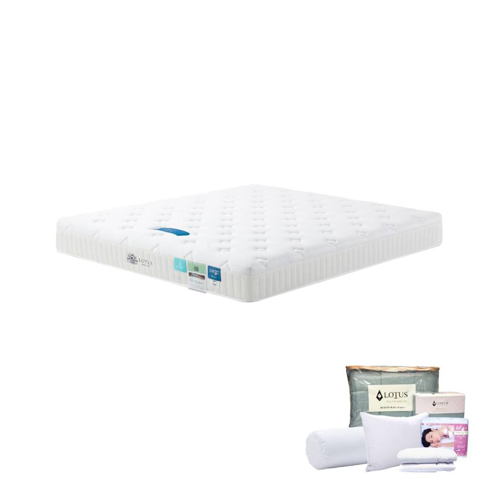 ที่นอน 3.5 ฟุต LOTUS ASCOTT ICETECH (พร้อมชุดเครื่องนอน 7 ชิ้น)