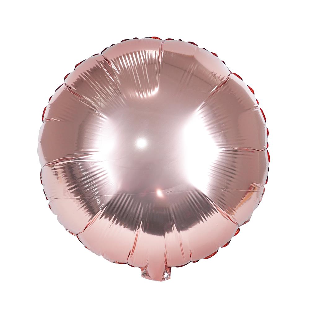 ลูกโป่งฟอยล์วงกลม SNAZZ 18 นิ้ว สีชมพู