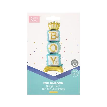 ลูกโป่งฟอยล์ BOY SNAZZ 46 นิ้ว สีฟ้า_3