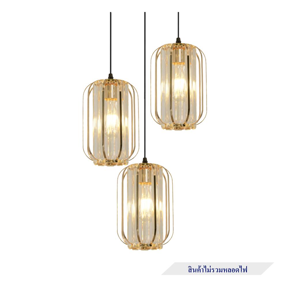 ไฟช่อ SUCCESS SCP-4023/3 สีดำ/ใส/ทอง 3 หัว