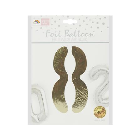 ลูกโป่งฟอยล์ตกแต่ง SNAZZ เลข 8 40 นิ้ว สีทอง_2