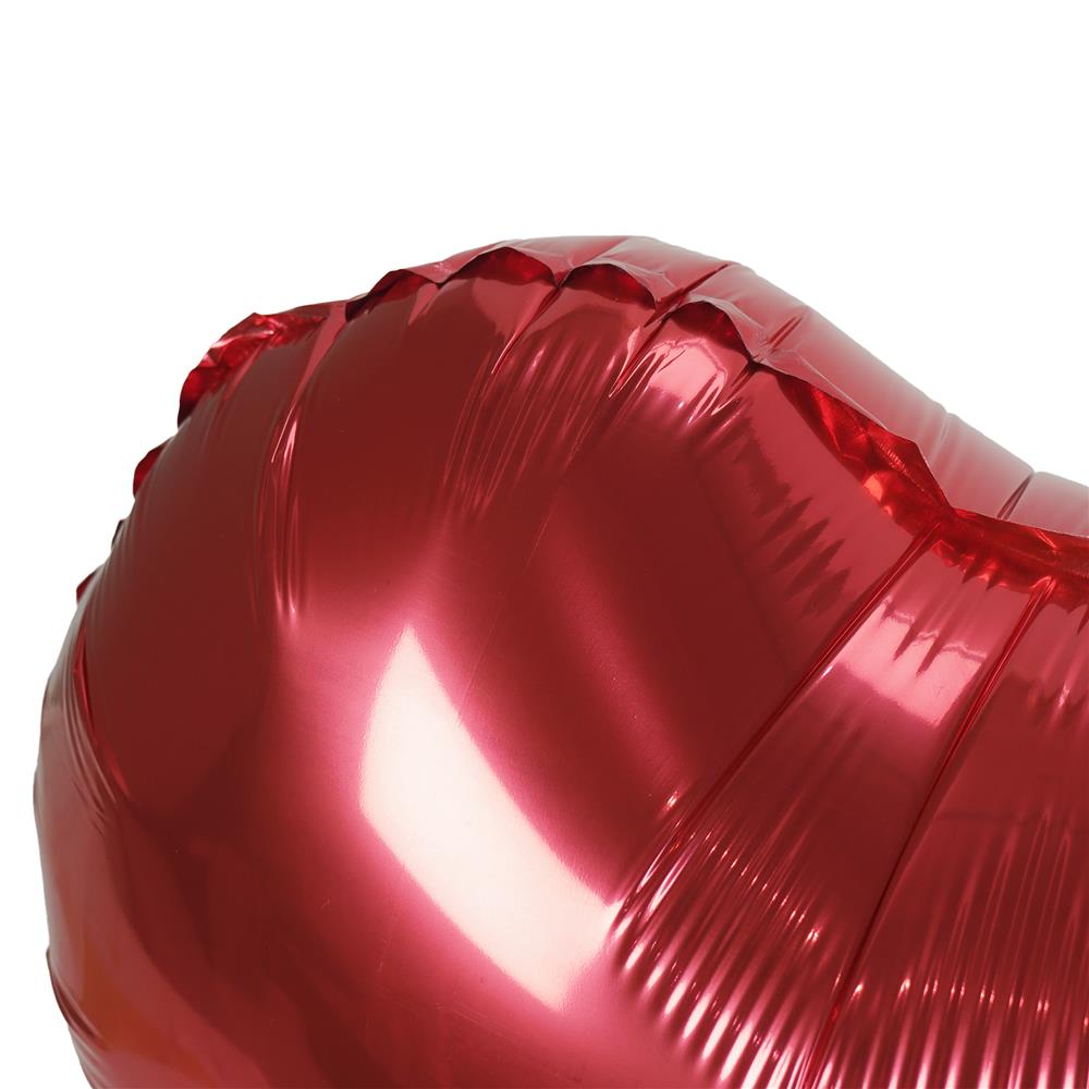 ลูกโป่งฟอยล์ หัวใจตกแต่ง SNAZZ 18 นิ้ว สีแดง