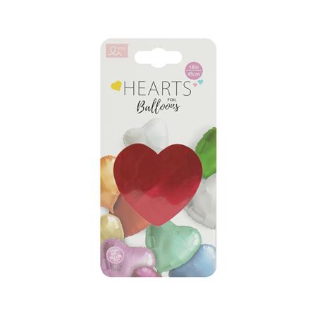 ลูกโป่งฟอยล์ หัวใจตกแต่ง SNAZZ 18 นิ้ว สีแดง_2