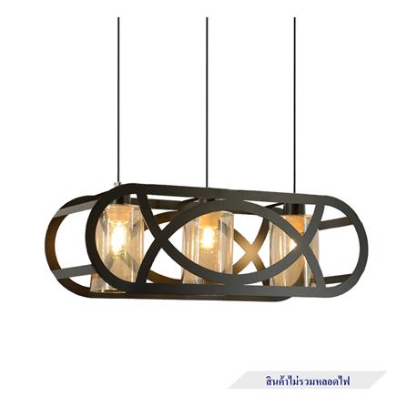 ไฟช่อ SUCCESS SCP-4014/3 สีดำ/ชา 3 หัว_1