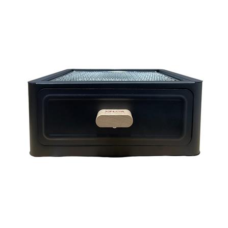 เตาถ่านบาร์บีคิวตั้งโต๊ะ ทรงสี่เหลี่ยม SPRING XPLOR สีดำ_2