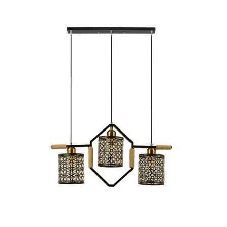 ไฟช่อ SUCCESS SCP-4021/3 สีน้ำตาล/ดำ/ทอง 3 หัว_0