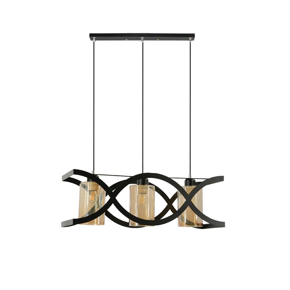 ไฟช่อ SUCCESS SCP-4018/3 สีดำ/ชา 3 หัว