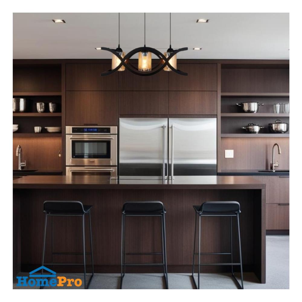 ไฟช่อ SUCCESS SCP-4018/3 สีดำ/ชา 3 หัว