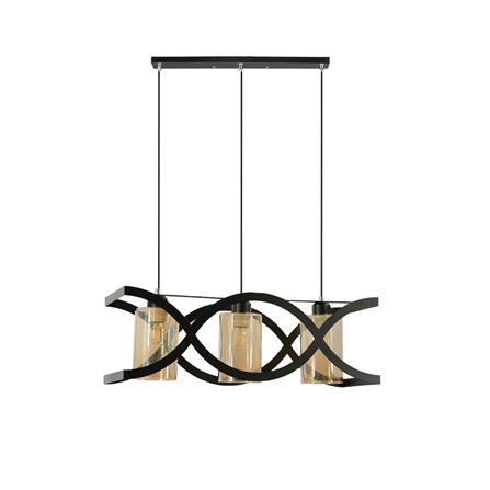 ไฟช่อ SUCCESS SCP-4018/3 สีดำ/ชา 3 หัว_0