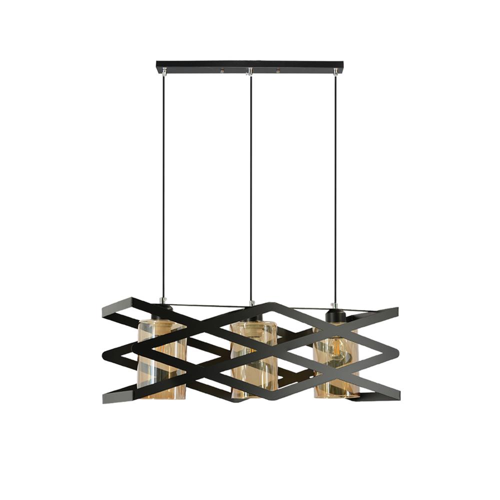 ไฟช่อ SUCCESS SCP-4017/3 สีดำ/ชา 3 หัว